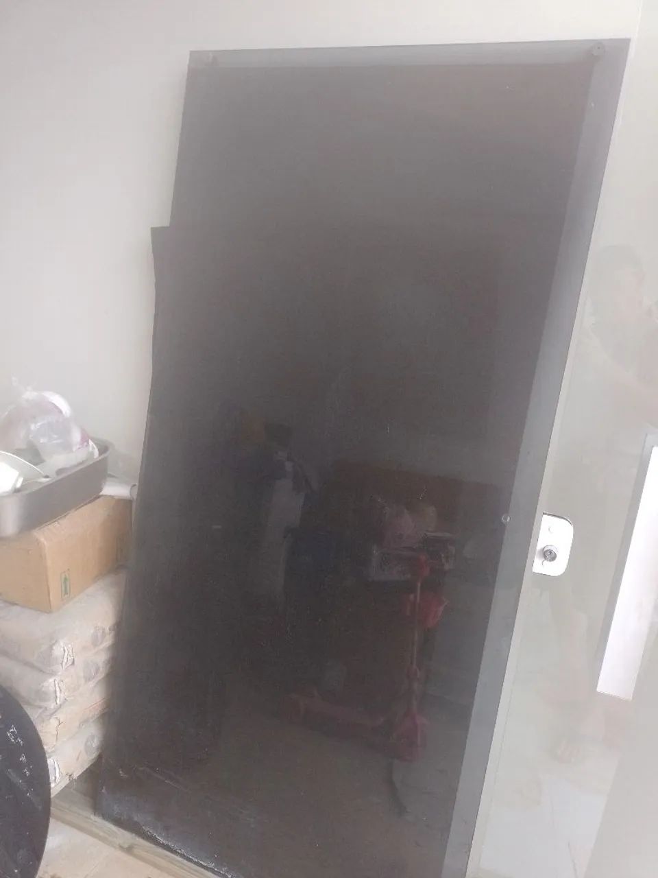 Box de banheiro vidro fumê medindo 90 cm de largura por 1.90 m de altura completo - Foto 2