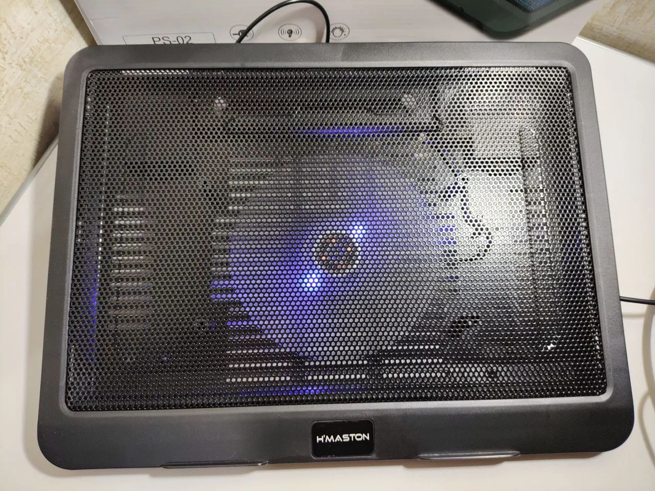 Suporte para Notebook H'MASTON c/ Cooler - PS-02 - Foto 3
