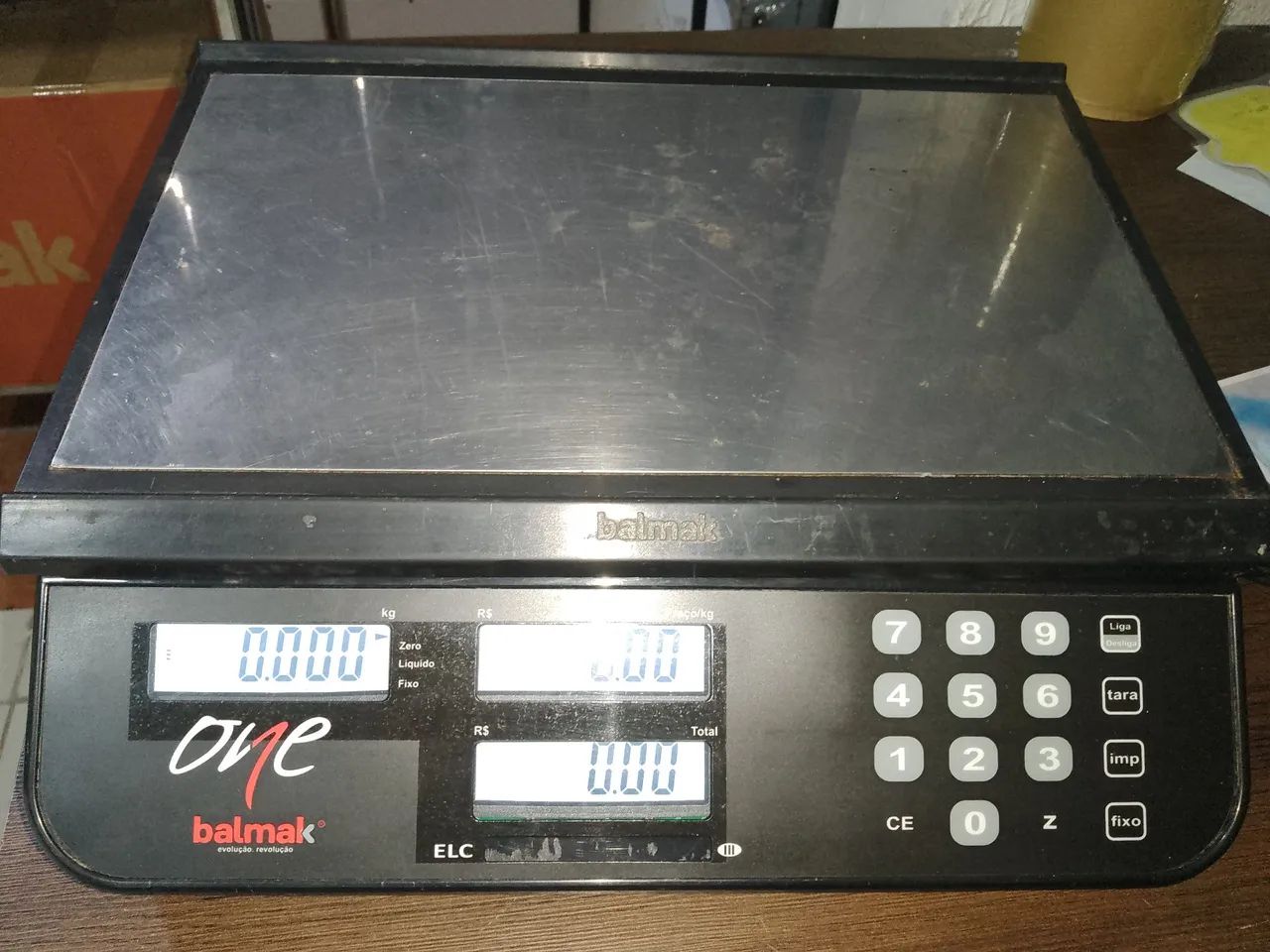 Balança Balmak 15kg +Fonte e Selo Imetro - Foto 3
