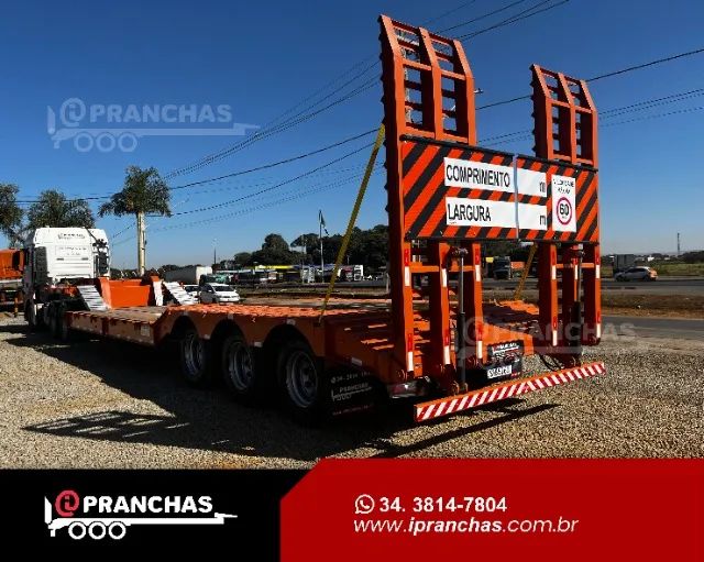 Prancha Carrega Tudo Semi Rebaixada 03 Eixos Cod 16 - Foto 3