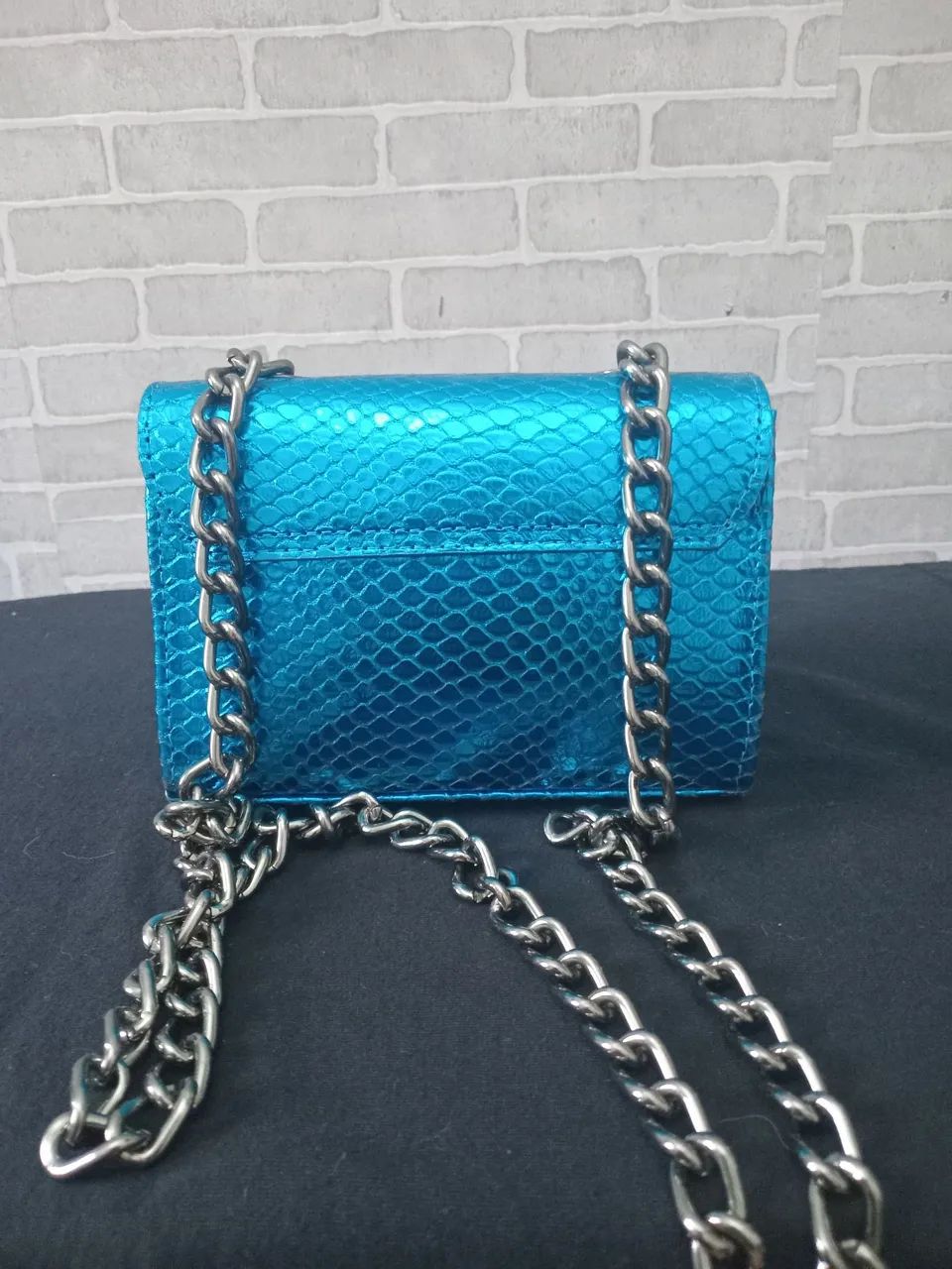 Bolsa Luiza Barcelos azul - Foto 4