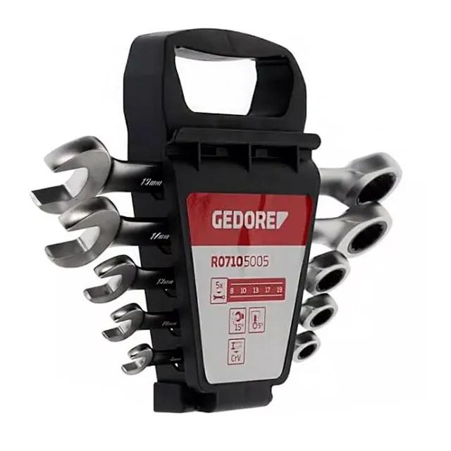 Jogo de Chaves Combinada Catracada 8 a 19mm 5 Peças R07105005 Gedore - Foto 3
