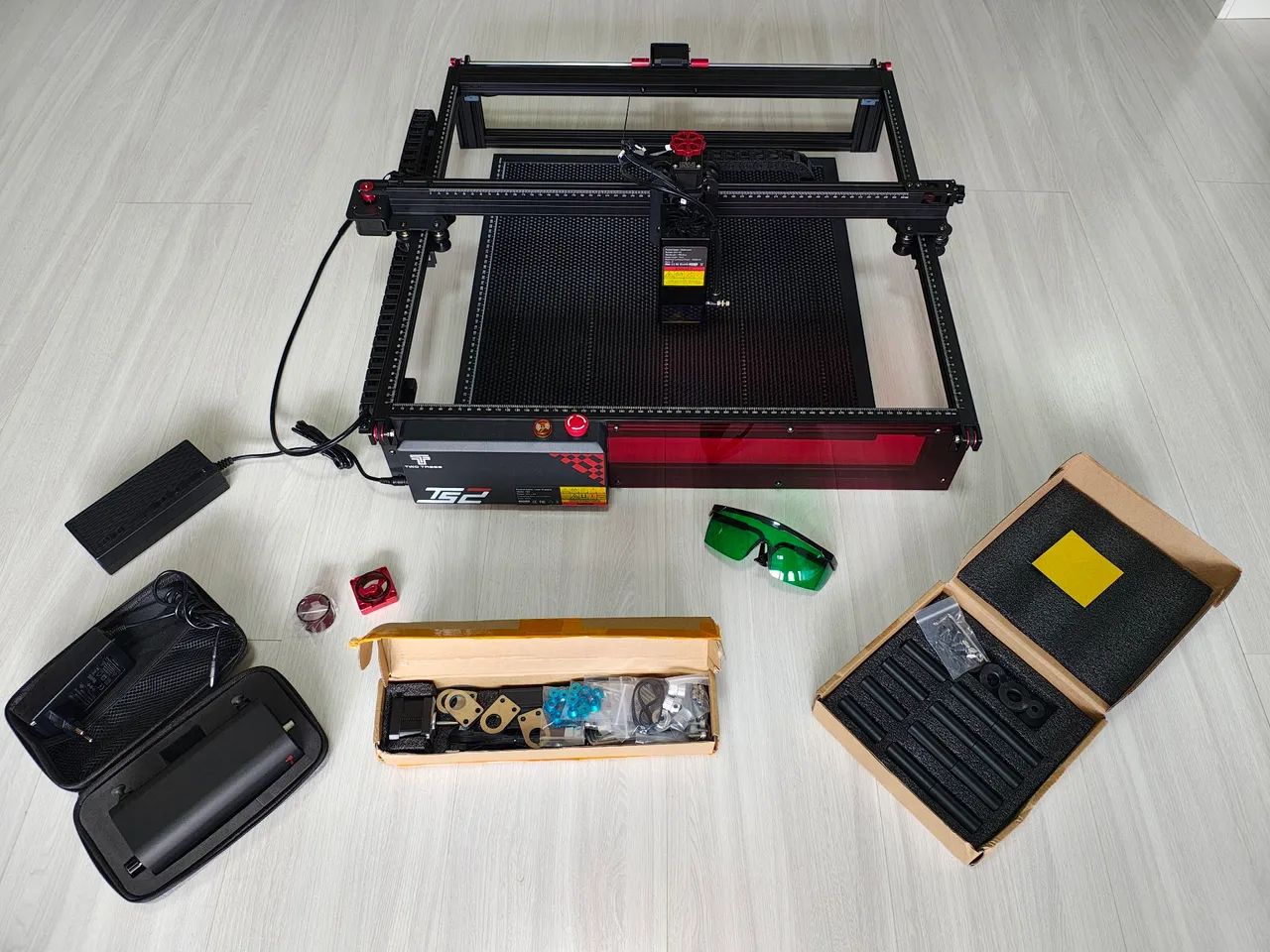 Laser Twotrees 160w +favo De Mel + Air Assist +eixo Rotativo