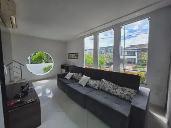 COND. RENAISSANCE. 3 SUÍTES, SALA PARA 2 AMBIENTES, 100% MOBLIADA. 4 VAGAS.