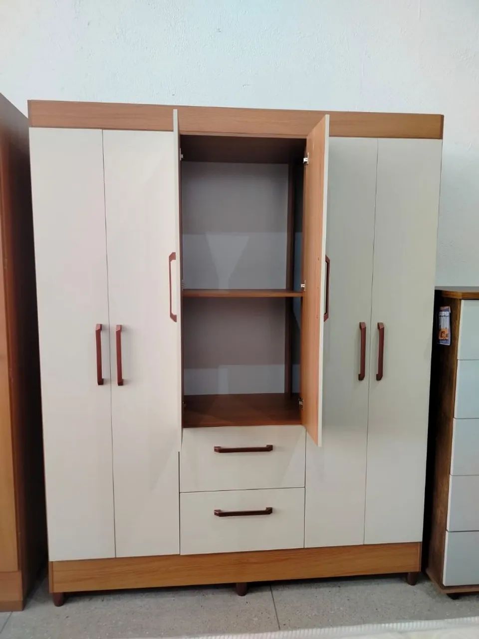 Guarda-Roupas 6 Portas Branco 100% MDF- O Queridinho  - Foto 3