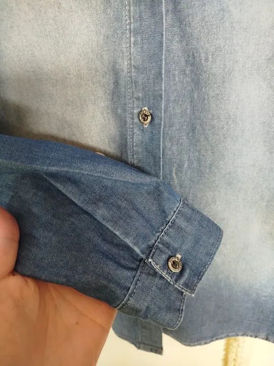 Camisa Jeans infantil Petite Glamour - Foto 5