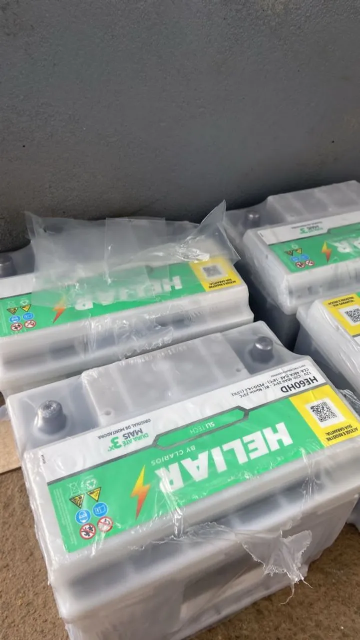 Bateria Heliar 60Ah 600A 12V