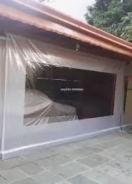 Cortina Transparente para Área Externa