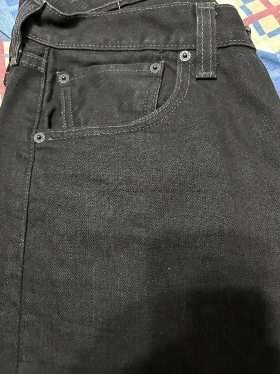 Calça Jeans Levi's® 501® Original Preta - Foto 2