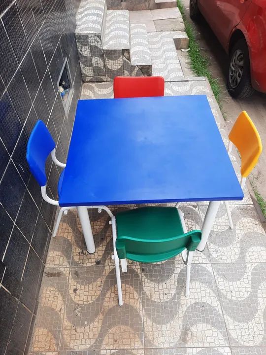 Mesa Infantil Colorida - Foto 3