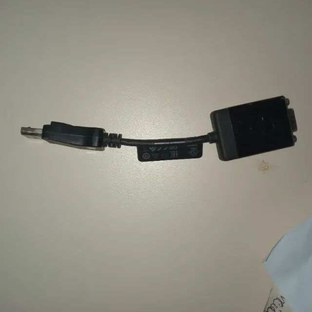 Lote 13 peças Conversor Dell - DisplayPort para VGA - Foto 2