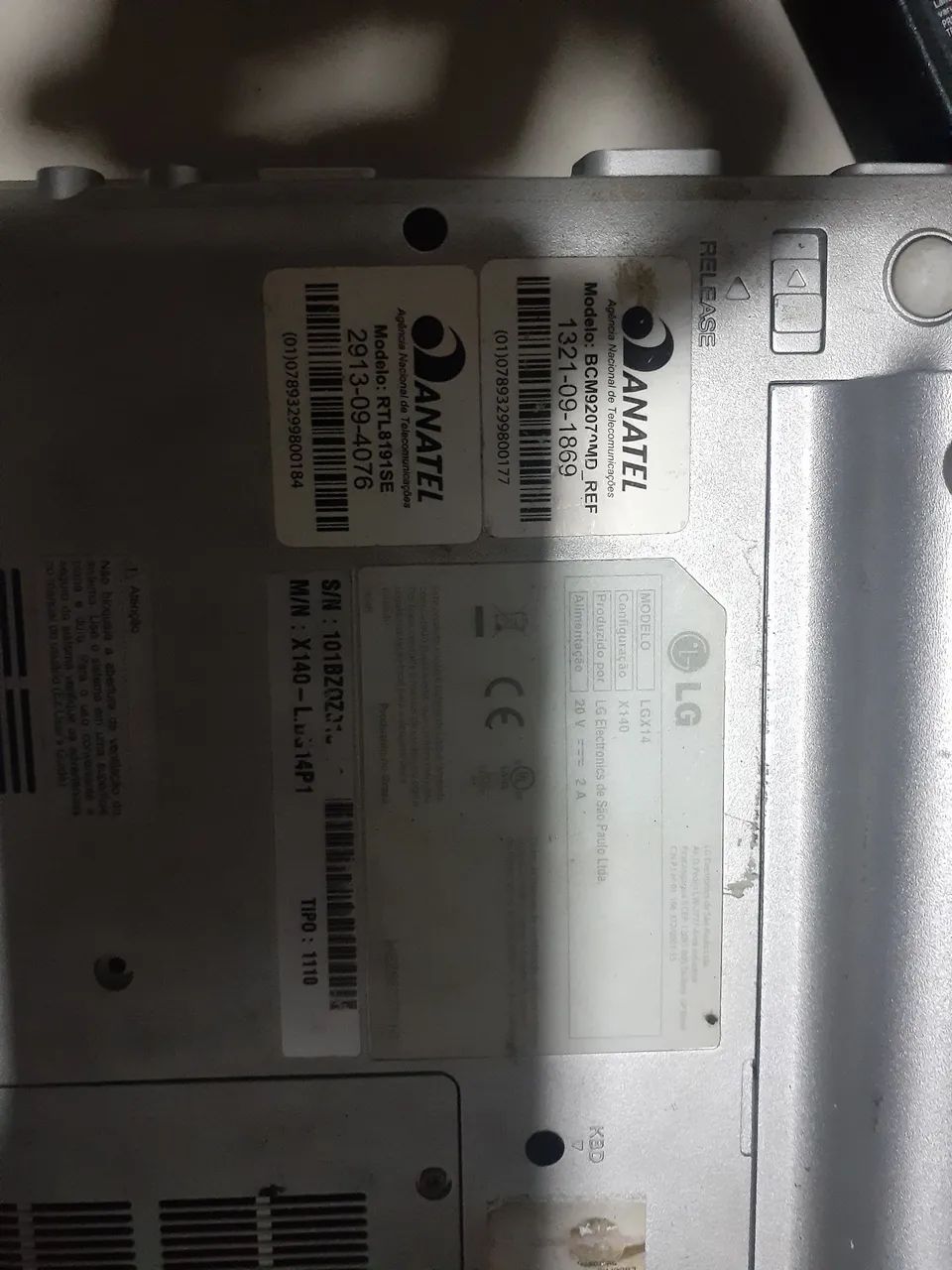 LG Notebook ddr2 without hd64312419537411121