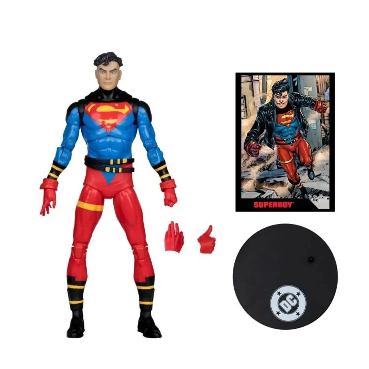 Superboy DC Page Punchers Superboy 7" Action Figure with Comic Mcfarlane - Foto 2