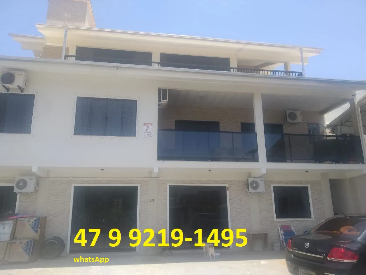Bem pertinho do mar(150m), com 3 quartos, ar cond, próximo ao Beto Carreiro