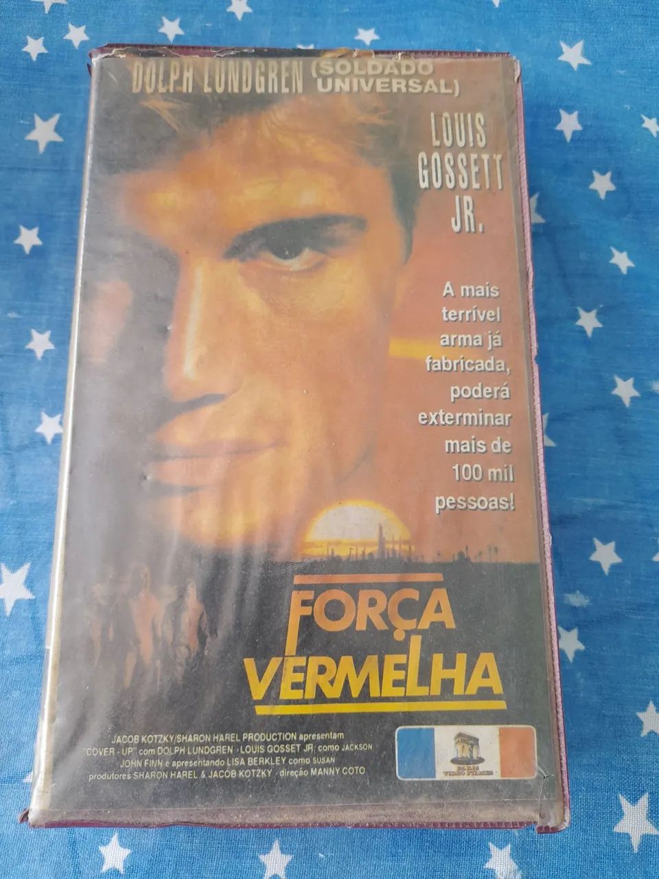Filme em vhs força vermelha 