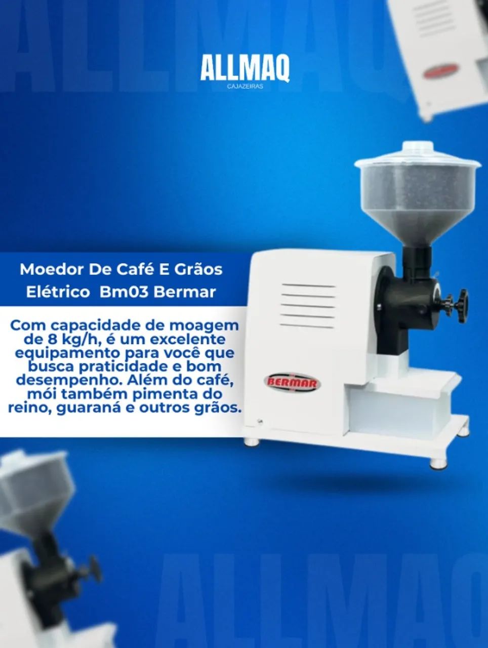 Moinho Para Café e Grãos  BM,03 Bermar