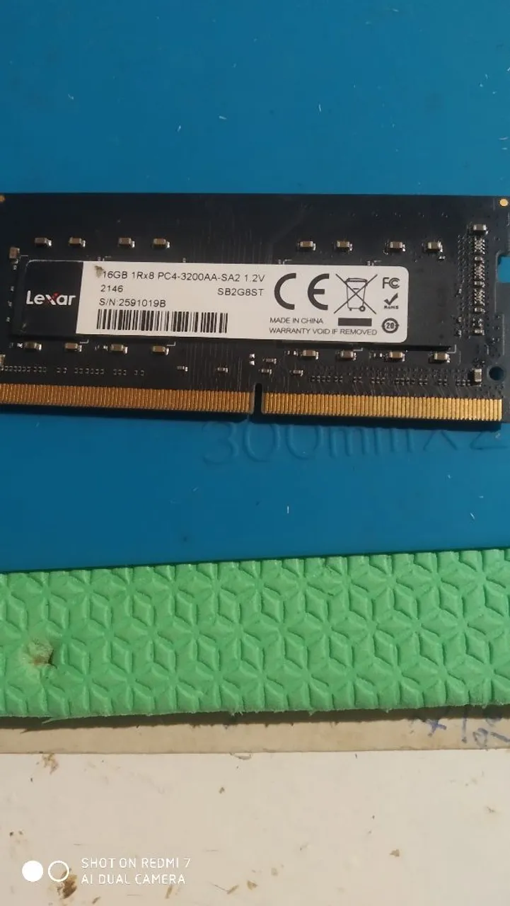Memória RAM Lexar 16GB DDR4 3200MHz