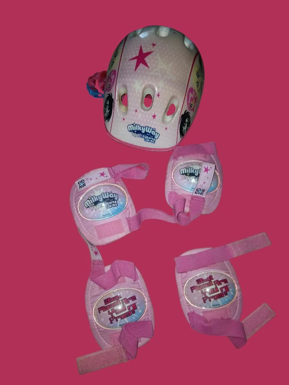 Kit proteção infantil  capacetes com acessórios  - Foto 2