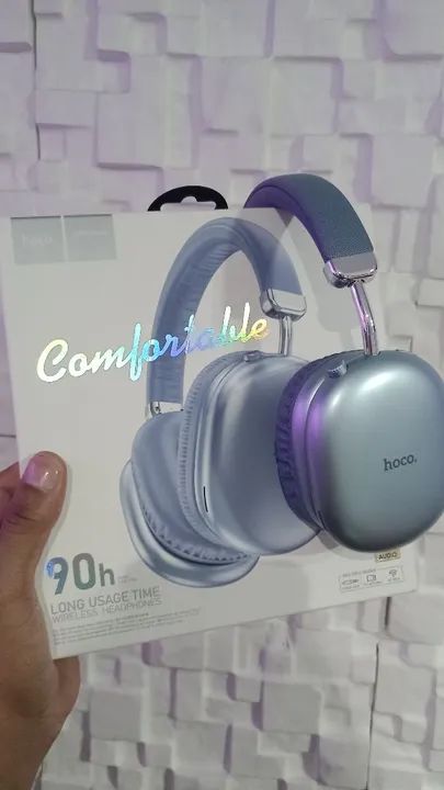 Fone de Ouvido Bluetooth Hoco W35 Max original - 90h de duração da bateria - Foto 3