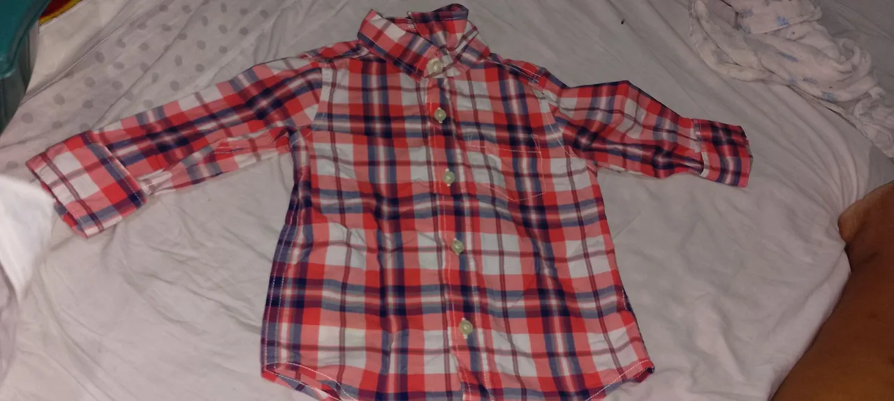 Camisa xadrez infantil