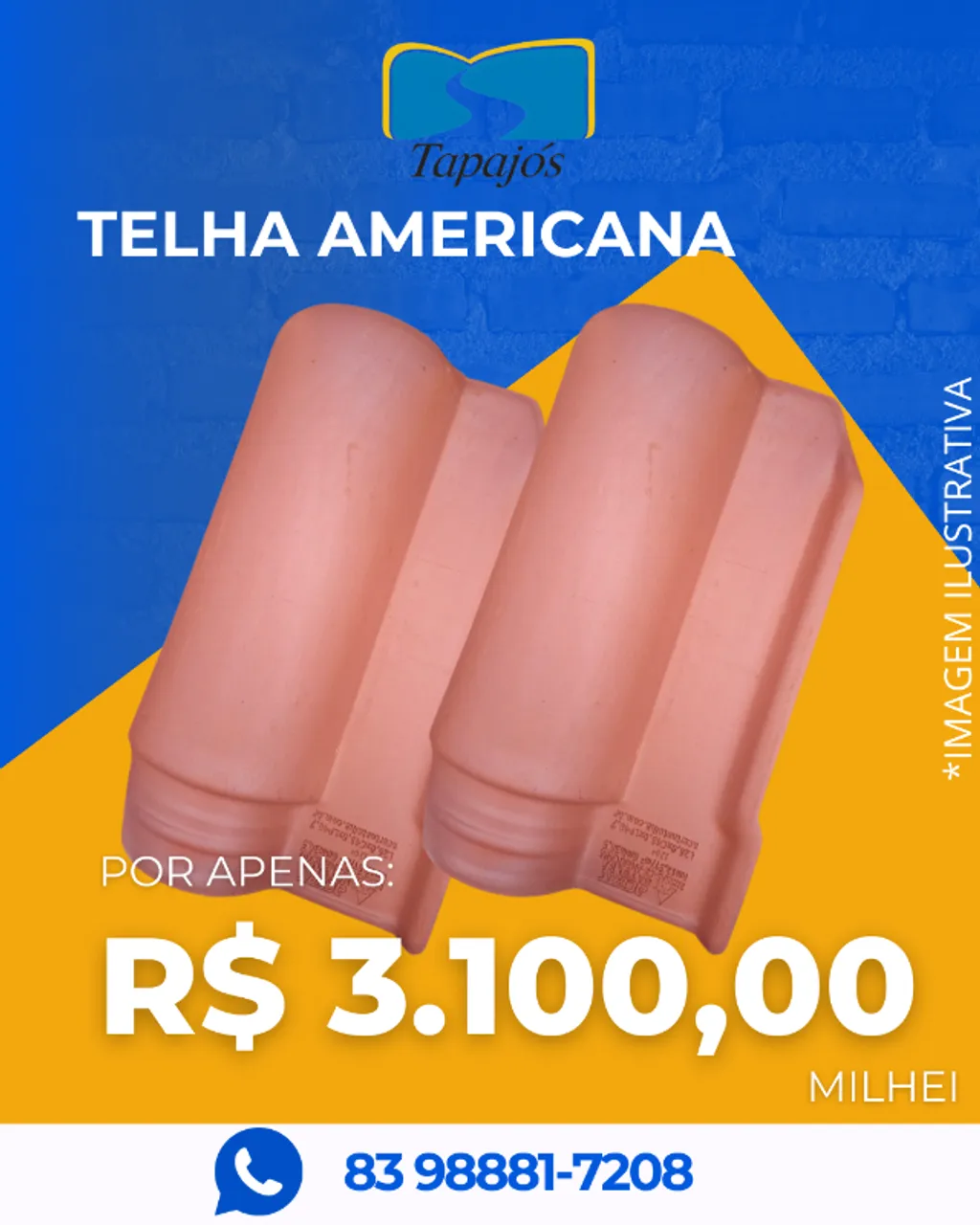 Telha Americana na Tapajós Madeiras