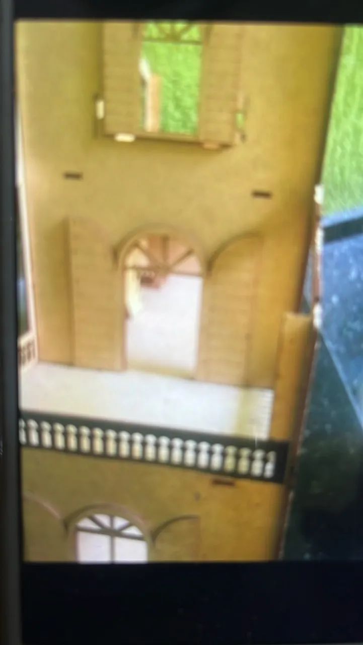 Miniatura Casa de Bonecas em Madeira - Foto 4