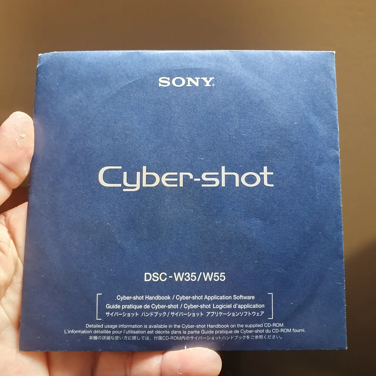 CD Sony Cyber-shot DSC-W35/W55