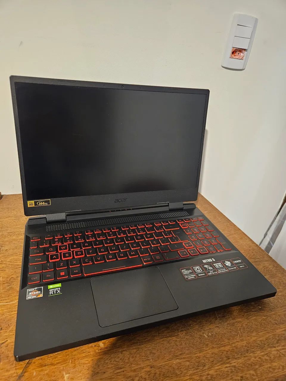 Notebook Gamer Acer nitro 5 rtx 3050 e 16gb Ddr5 com garantia! - Foto 3