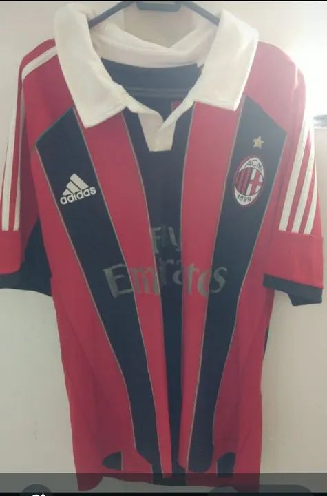 Camisa do Milan Adidas - Tamanho M