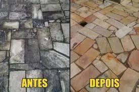 Lavação de calçadas 