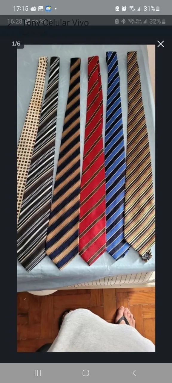 Kit de Gravatas Elegantes e Variadas
