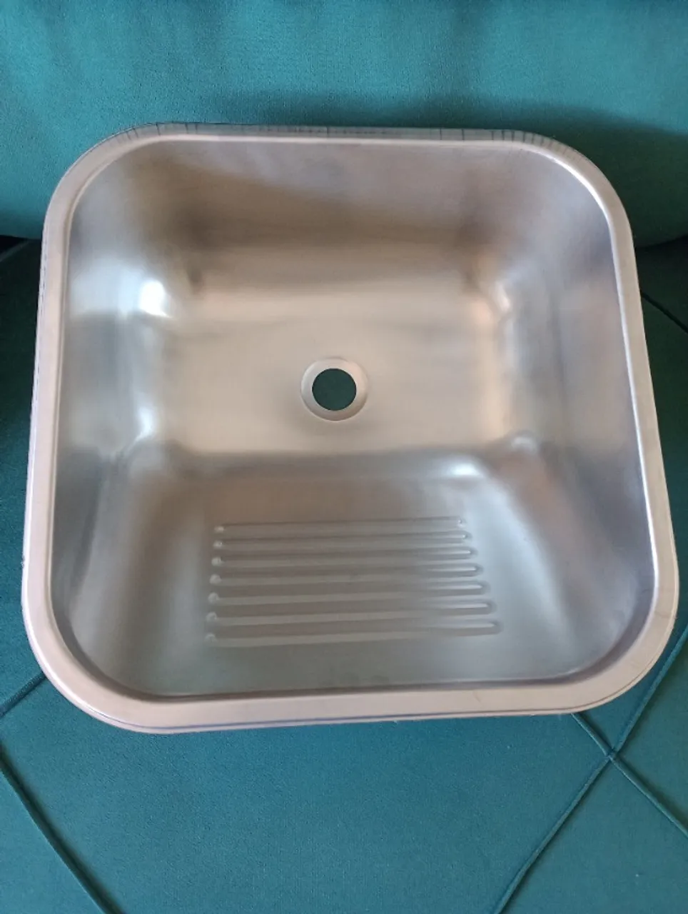 Tanque de inox lavanderia 40x40