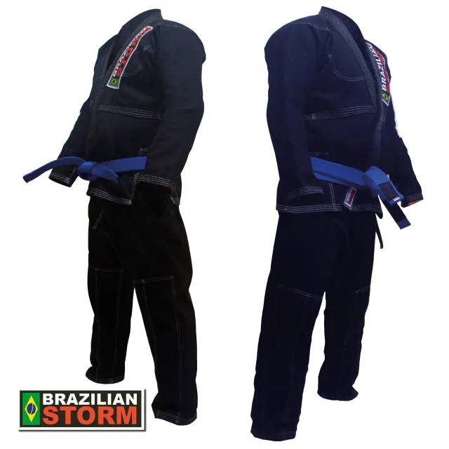 Kimono Brazilian Storm jiu-jitsu(novo) Trançado grosso
