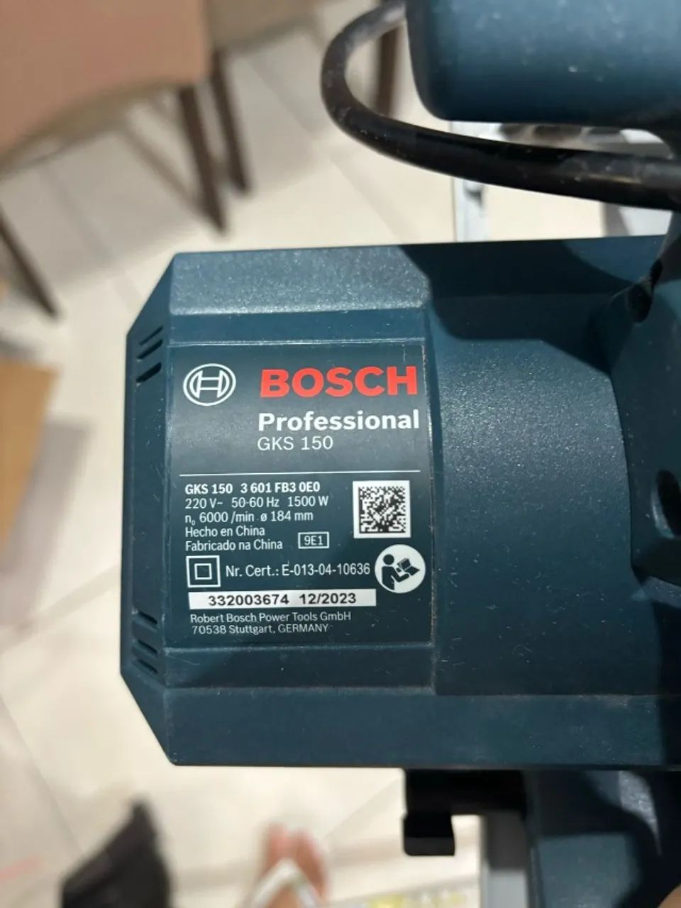 ? Aluguel - Serra Circular Bosch GKS150 1500W - Foto 3