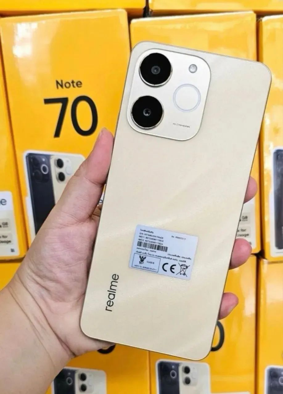Realme note 70 novo na caixa com garantia de 1 Ano - Celulares e