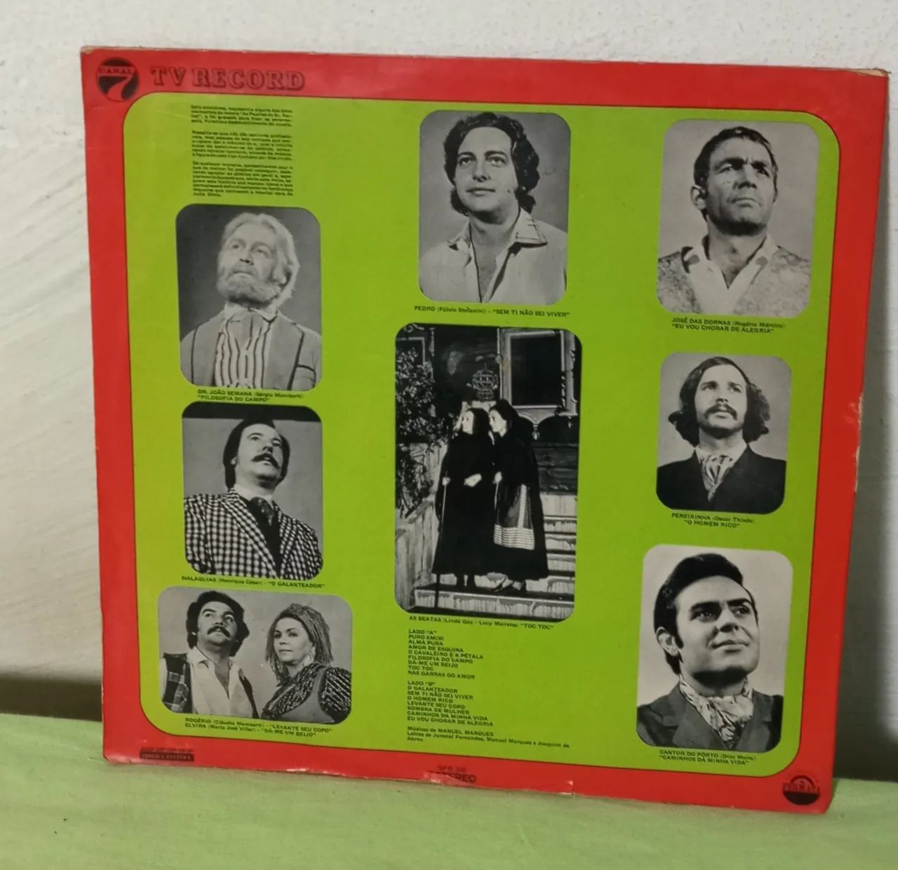 LP Disco de Vinil da novela 'As Pupilas do Senhor Reitor' - Original - Foto 2