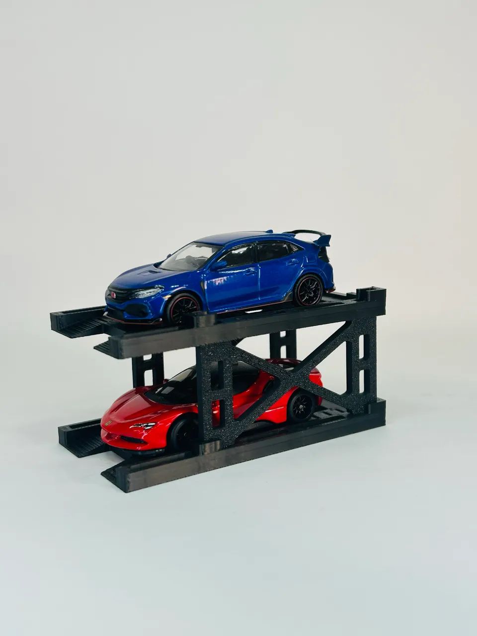 Mini estacionamento 1/64 modular - coleção diecast - expositor miniaturas 