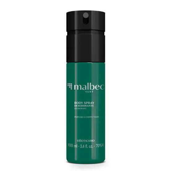 Desodorante Corporal Spray Malbec Vert do O Boticário 100ml
