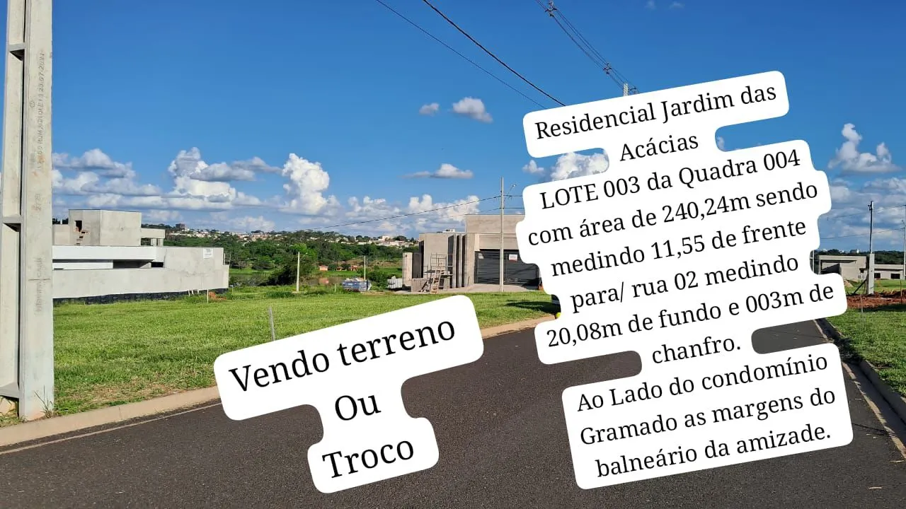 Vendo tereno presidente prudente próximo parque balneário da amizade