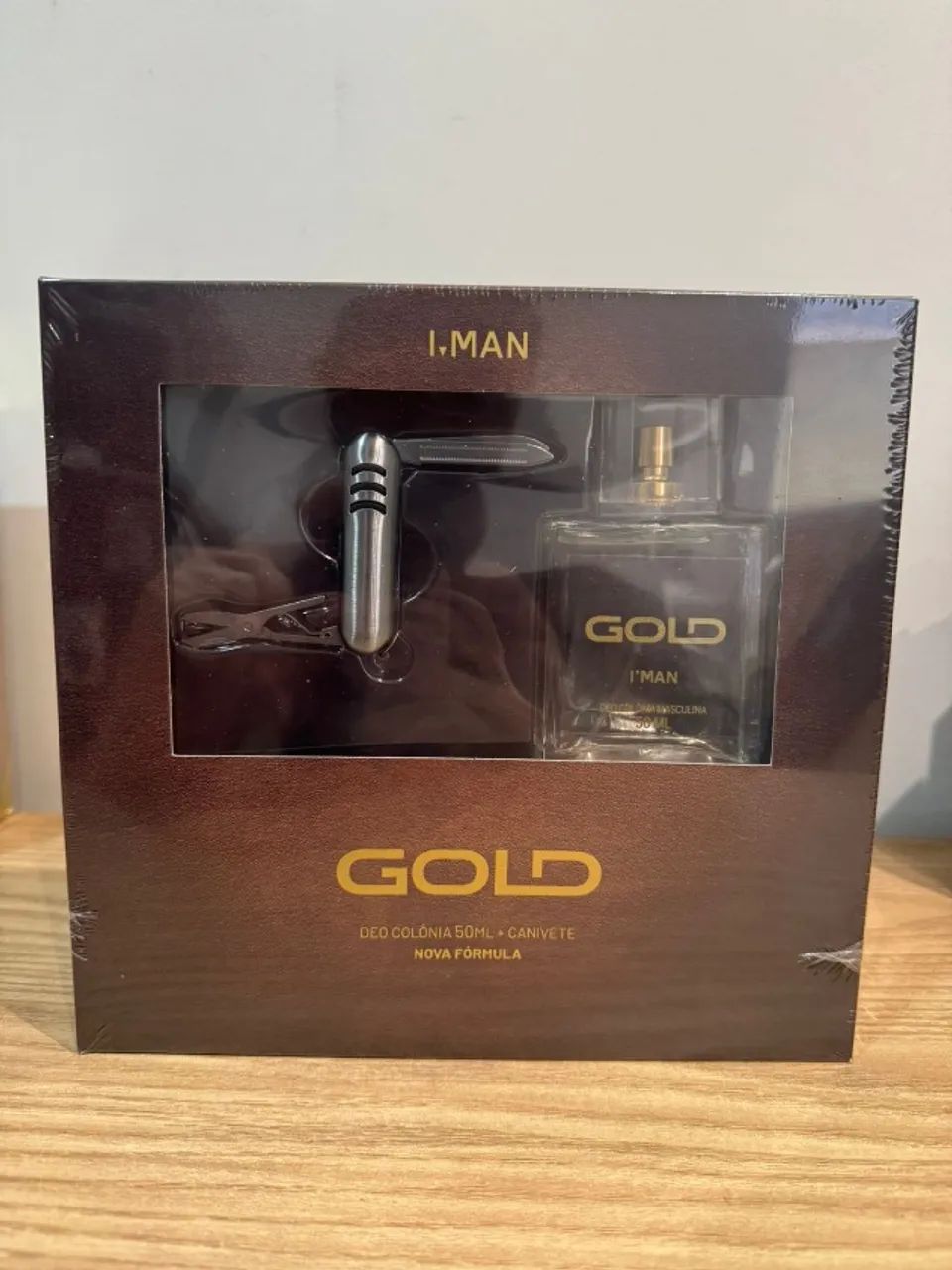 Kit Ciclo Gold - Deo Colônia 50ml + Canivete  