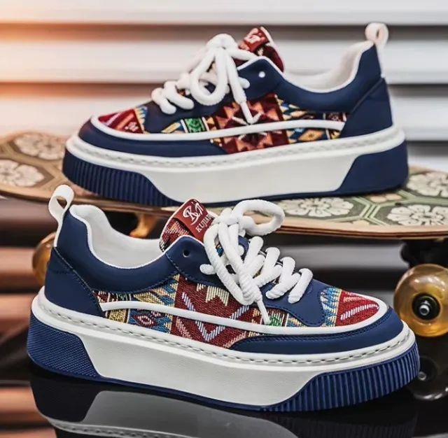 Tênis Unissex Casual Estilo Skate | Antiderrapante, Vulcanizado, Novo