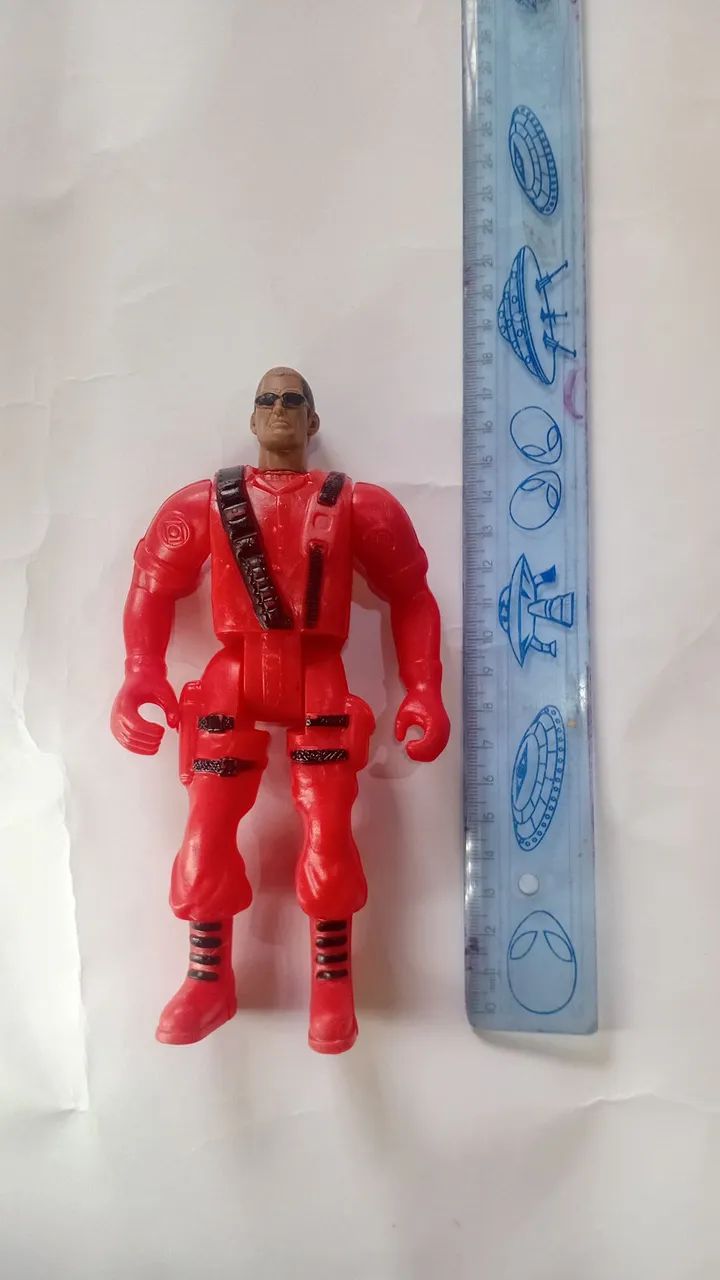 boneco fatal war bombeiro genérico antigo brinquedo 