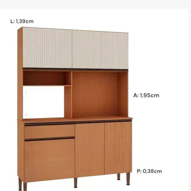  Cozinha Compacta Marina 100% MDF - Foto 2