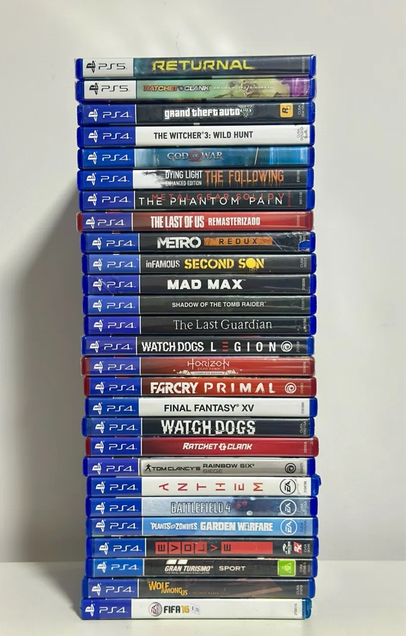 Troco Jogos de PS4