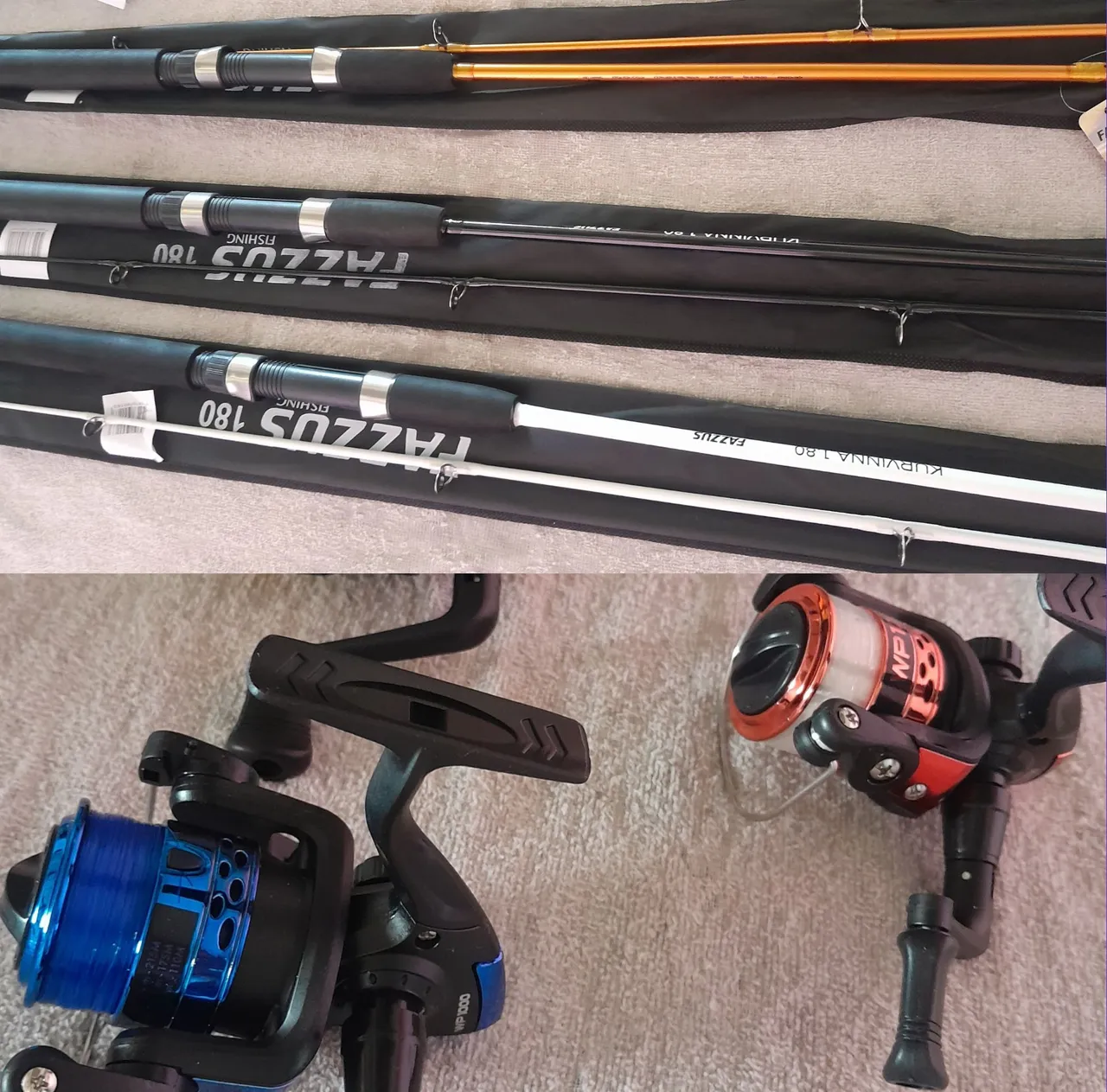 VARA 2 PARTES 1.80M E MOLINETE 150 REAIS