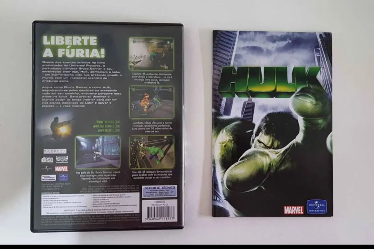 Jogo Hulk original em CD Rom para PC - Foto 2