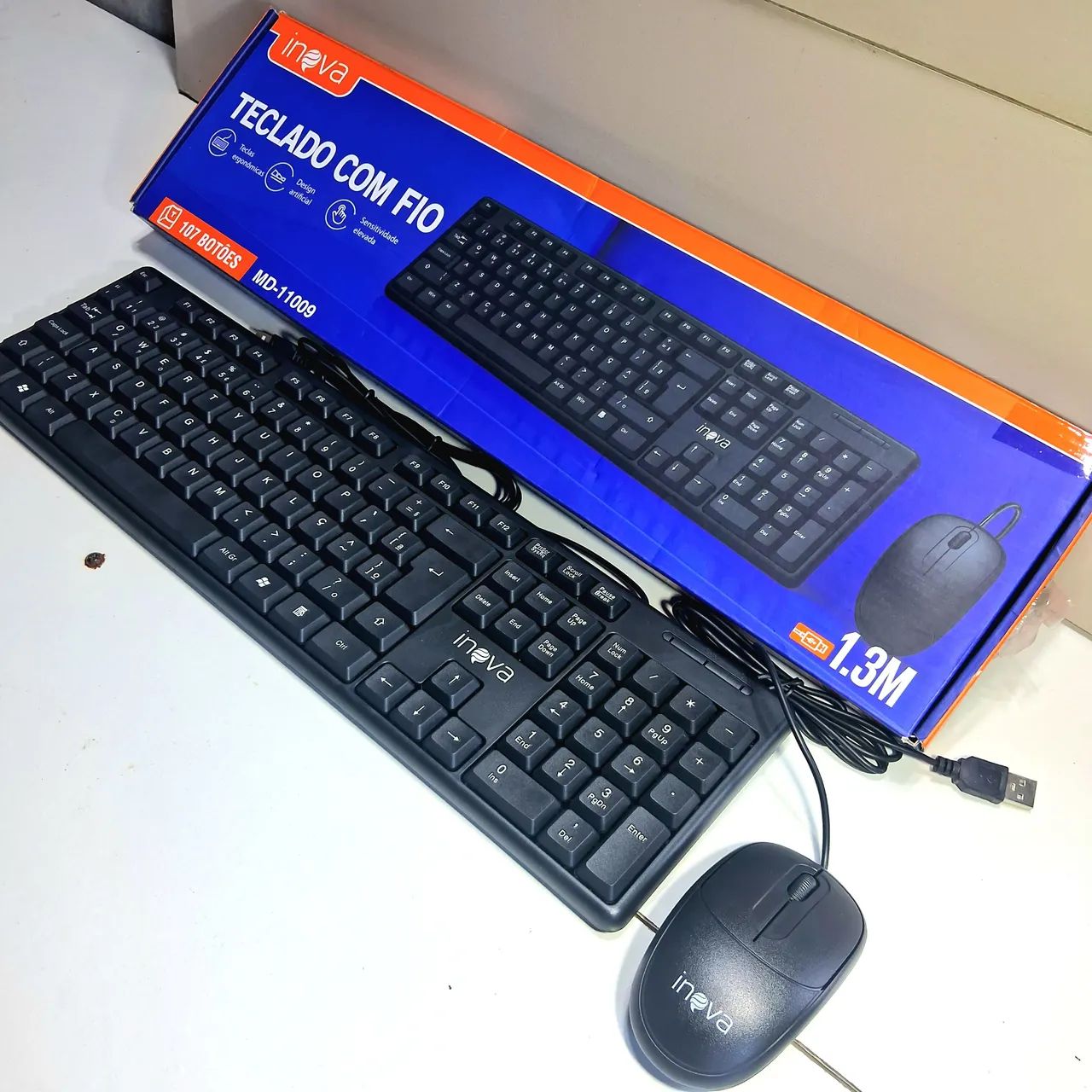 Kit Teclado e Mouse Inova - Novo - Foto 4