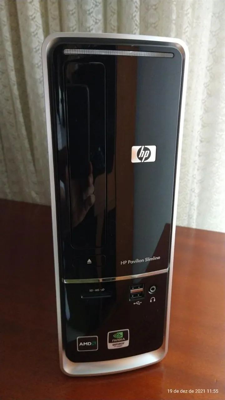 Computador Desktop HP Slimline (usado em estado de novo)