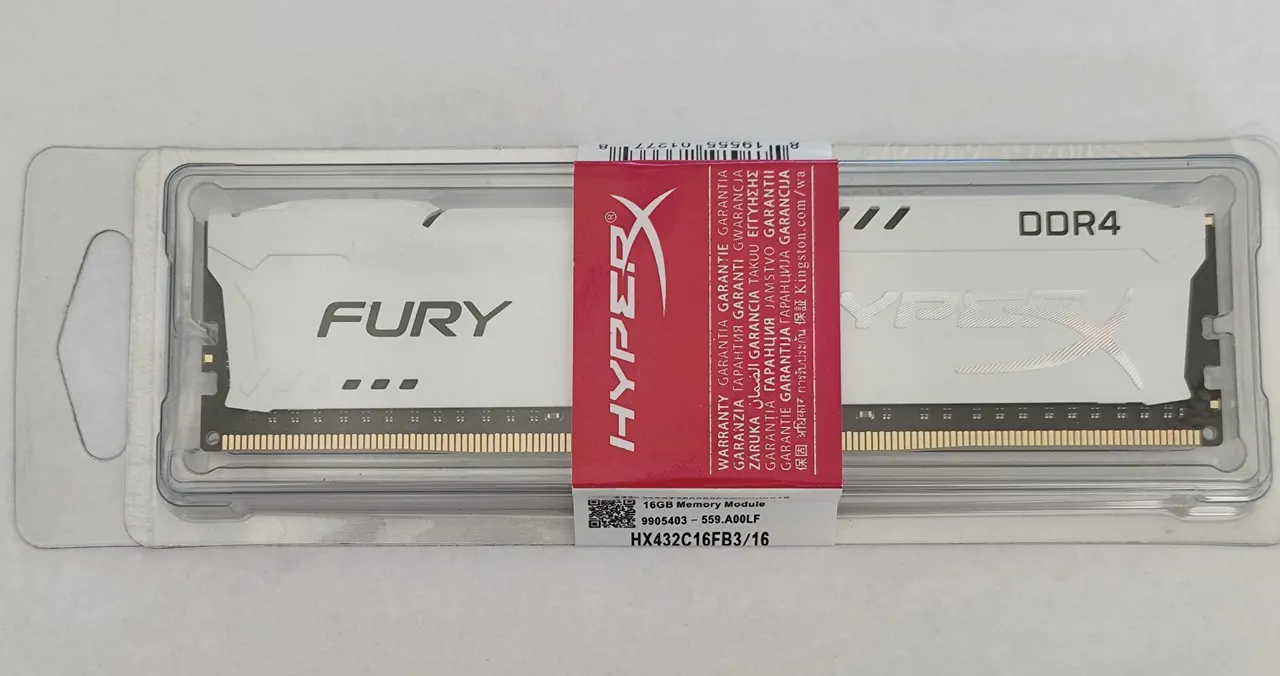 Memória RAM HyperX Fury DDR4 16GB