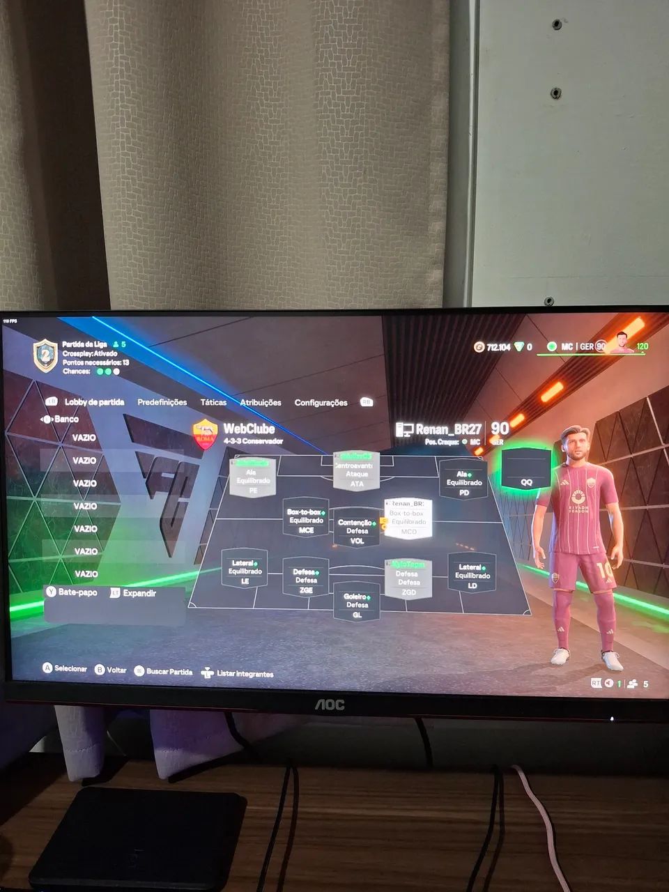 Monitor Gamer AOC 27 polegadas